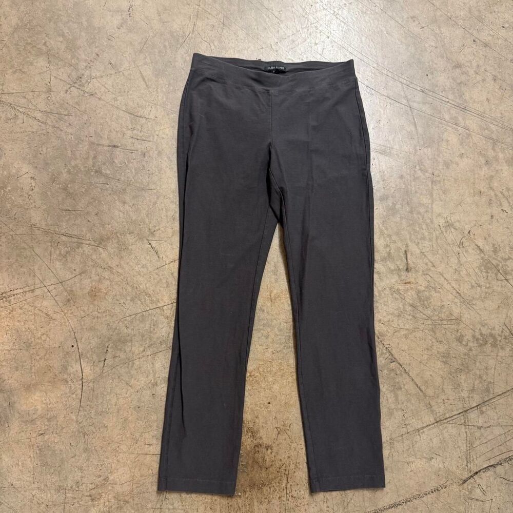 Eileen-fisher Women's Grey and Black Trousers